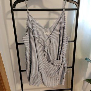 Linen Wrap Tank Top